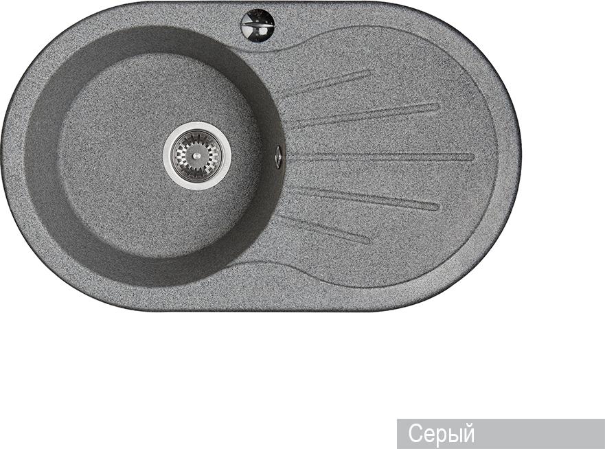 Кухонная мойка Aquaton Паола 48 1A714032PA230, серый