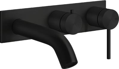 Смеситель для ванны с душем Gessi 316 Bath 54136#299, black XL