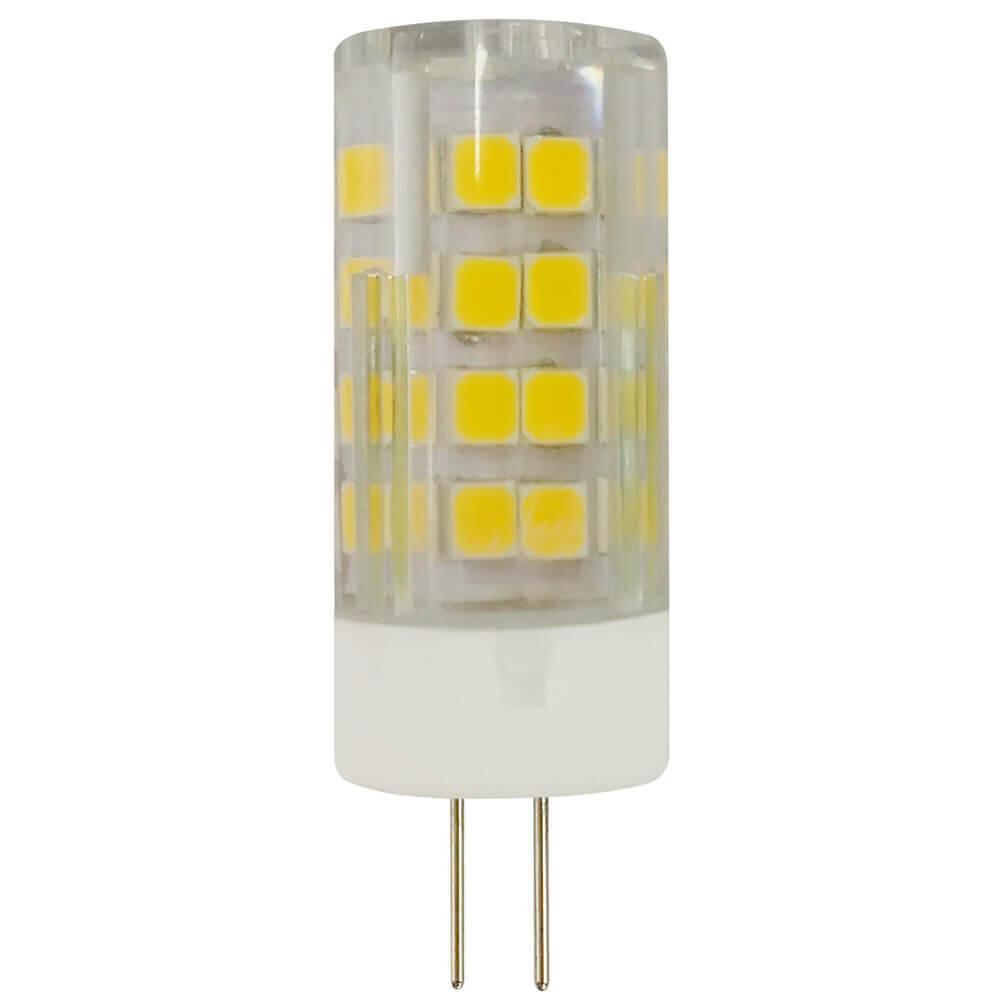 Лампа светодиодная ЭРА G4 5W 4000K прозрачная LED JC-5W-220V-CER-840-G4 Б0027858