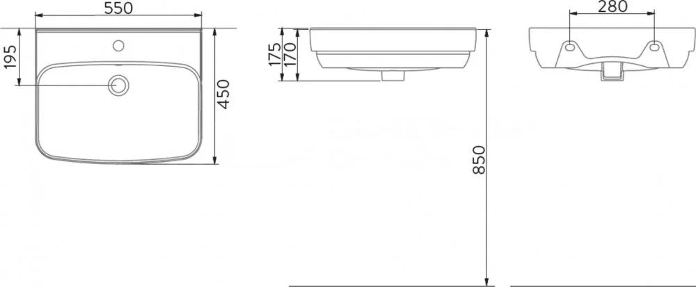 Тумба под раковину Voq Bold komplekt_mebeli Voq Bold 55 premium grey серый