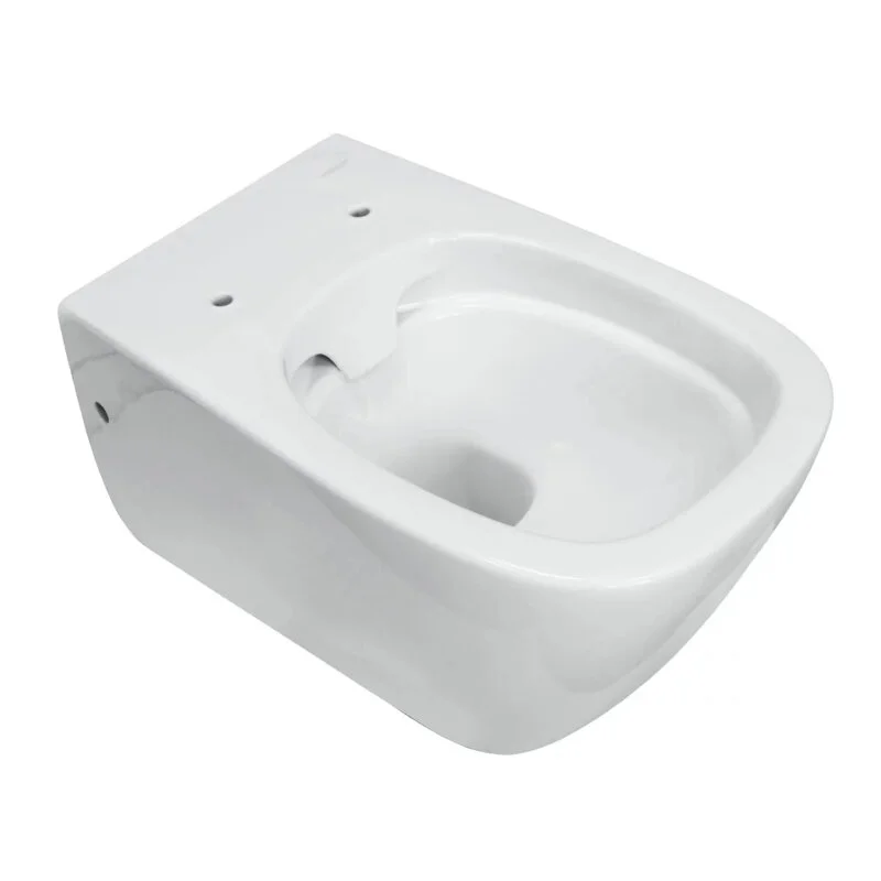 Унитаз подвесной Sanita Luxe Infinity WC.WH/Infinity/SlimDM.Rim/WHT.G/S1, безободковый, крышка микролифт, цвет белый