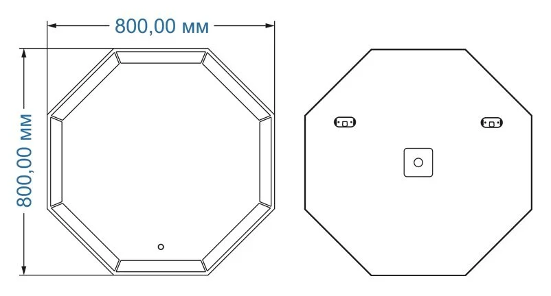 Зеркало Azario Renato CS00063643 белый