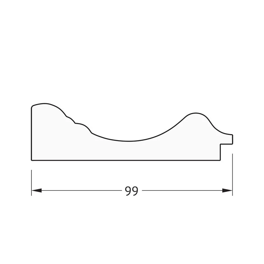 Зеркало Evoform Definite Floor BY 4116 золото