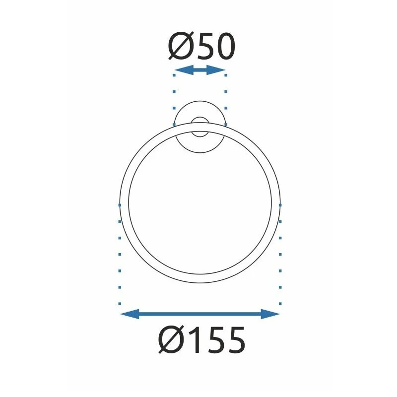 Полотенцедержатель Rea Mist REA-80028 черный