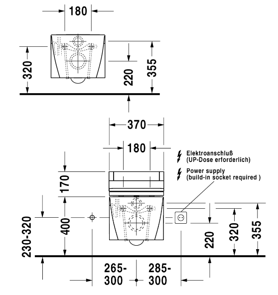 Подвесной унитаз Duravit Starck-2 2533090000