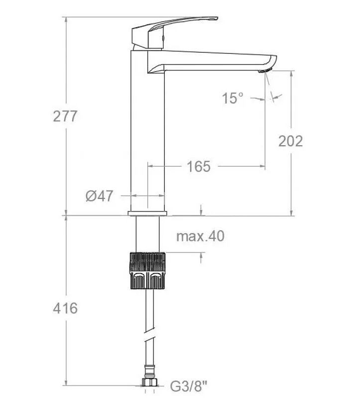 Смеситель для раковины Ramon Soler New Fly 571011NM черный