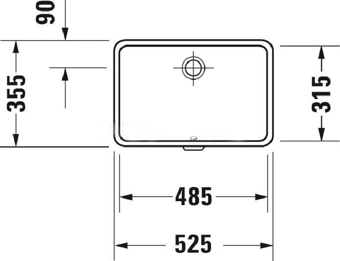 Раковина Duravit Viu 0330480000 48,5