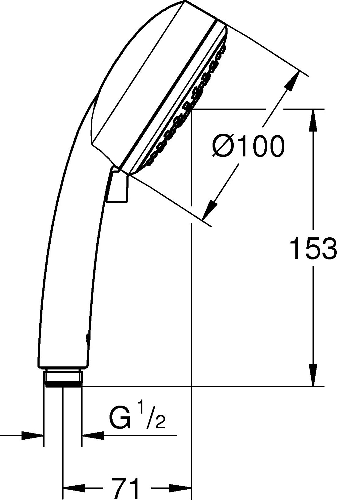 Ручной душ Grohe New Tempesta Cosmopolitan 27572001