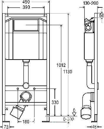 Система инсталляции для унитазов Viega Eco-WC 606688