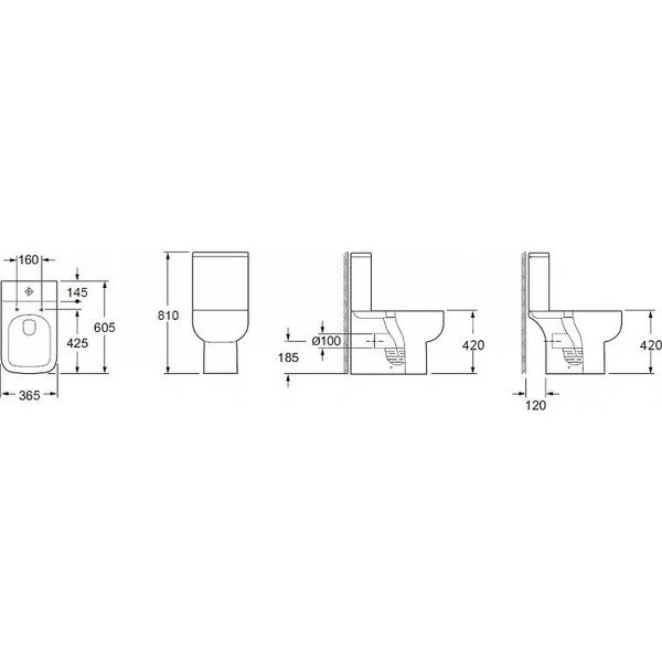 Бачок для унитаза BelBagno Aurora BB8604T, белый