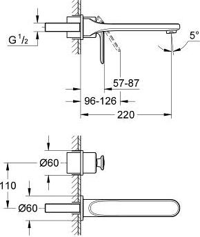 Смеситель для раковины Grohe Veris 19388000