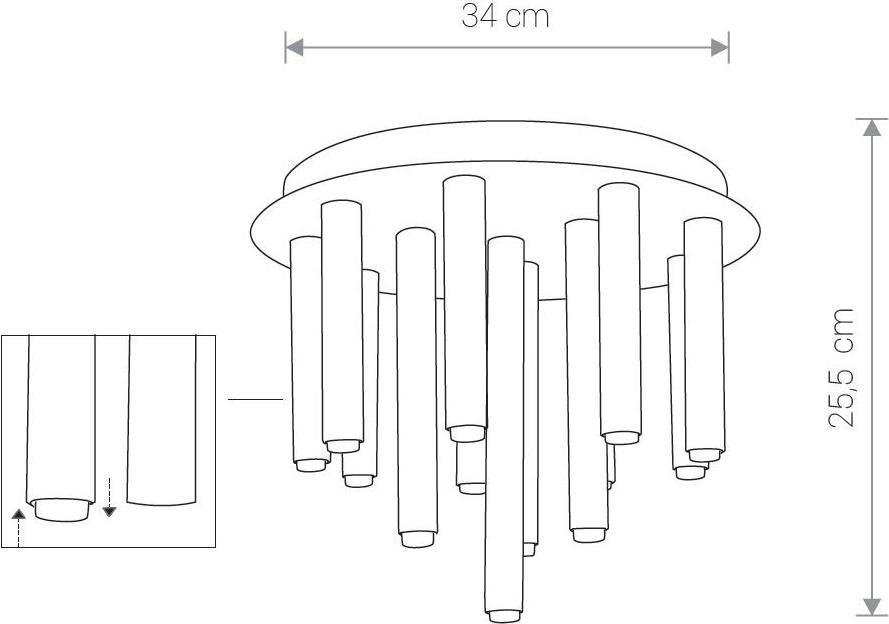 Потолочная люстра Nowodvorski Stalactite 8355