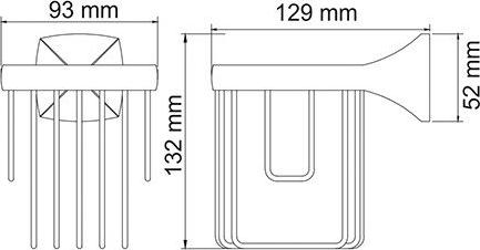 Держатель освежителя Wasserkraft Wern K-2545