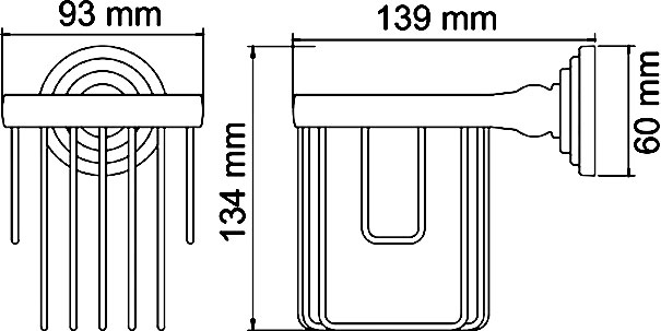 Держатель освежителя Wasserkraft Isar 7345