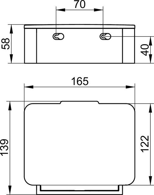 Дозатор для влажных салфеток Keuco Plan 14967010001 хром