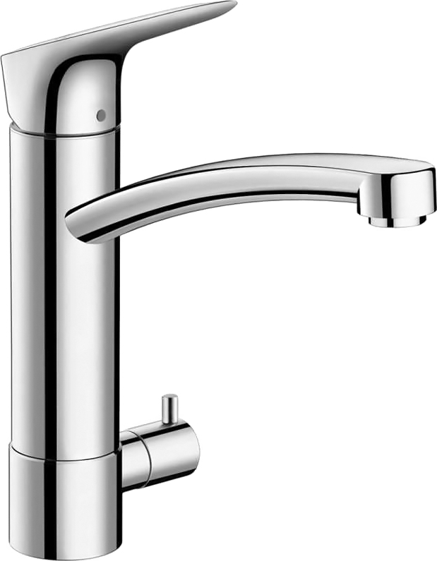 Глянцевый смеситель для кухни Hansgrohe Logis 71834000