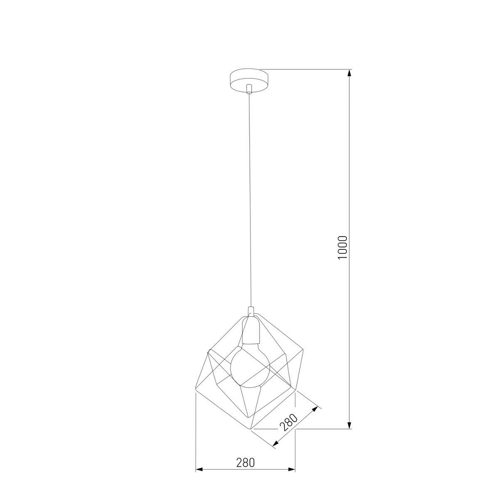 Подвесной светильник TK Lighting 192 Alambre