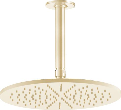 Верхний душ с кронштейном Gessi Inciso 58252#246, золото