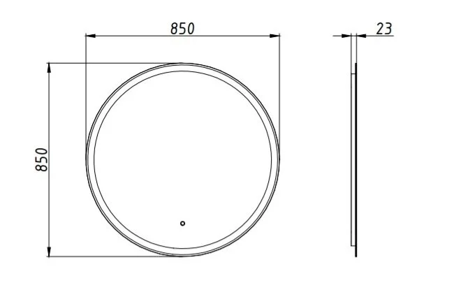 Зеркало ASB-Woodline 12222 белый