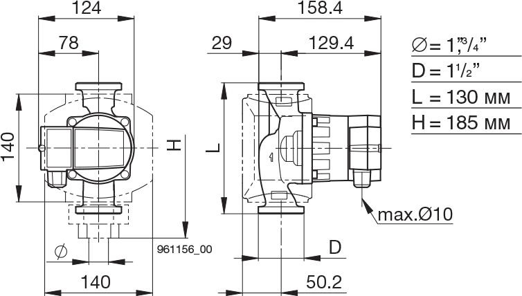 Циркуляционный насос Biral AX 12-3