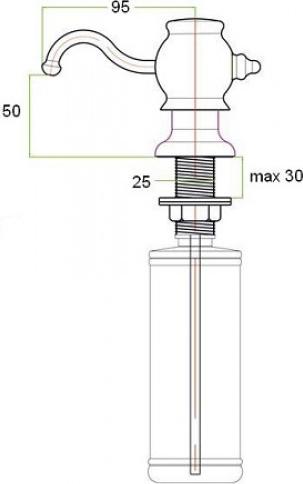 Смеситель WasserKRAFT Dill 6151 для душа