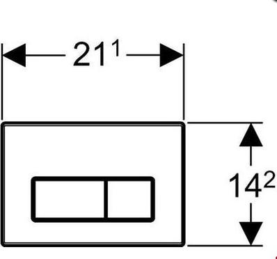 Кнопка смыва Geberit Kappa 50 115.260.46.1 хром