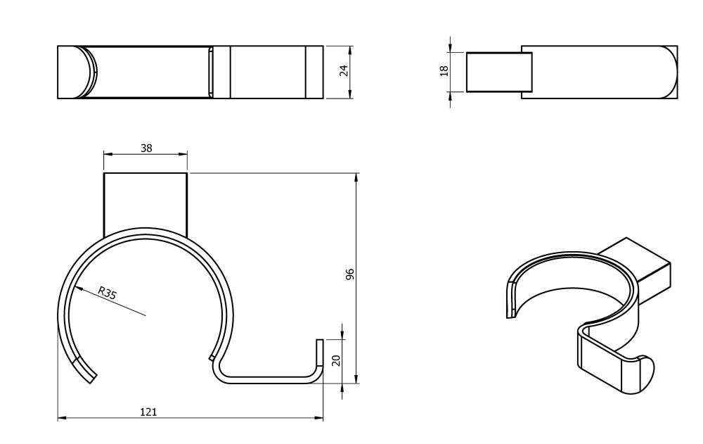 Держатель туалетной бумаги Langberger Accessories 29043C хром