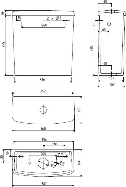 Напольный унитаз KOLO Special RP732090200/RP733100200