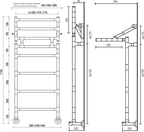 Полотенцесушитель водяной Margaroli Sereno 483-8M 4833208CRP, хром