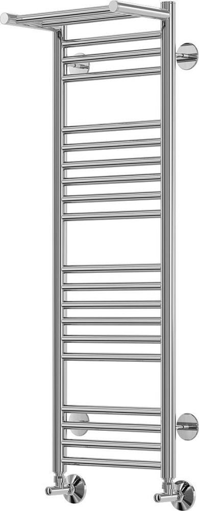 Полотенцесушитель водяной Terminus Аврора П20 300x1010 4660059582375 с одной полкой