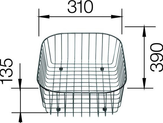 Корзина Blanco 220573 для моек