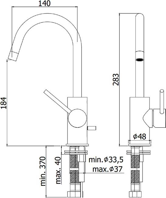 Смеситель Paffoni Light LIG078NO для раковины