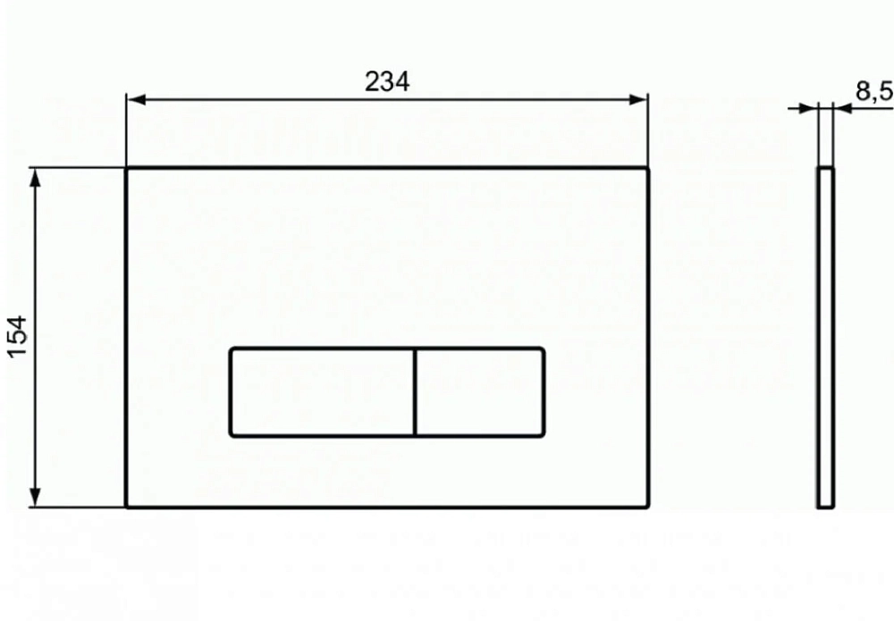 Инсталляция Ideal Standard ProSys Eco Frame R046367 с унитазом Stworki Merlingen R046367/HWH55/R0121AC, крышка микролифт, клавиша белая матовая