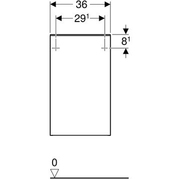 Шкаф Geberit Smyle Square 500.360.JR.1 пекан