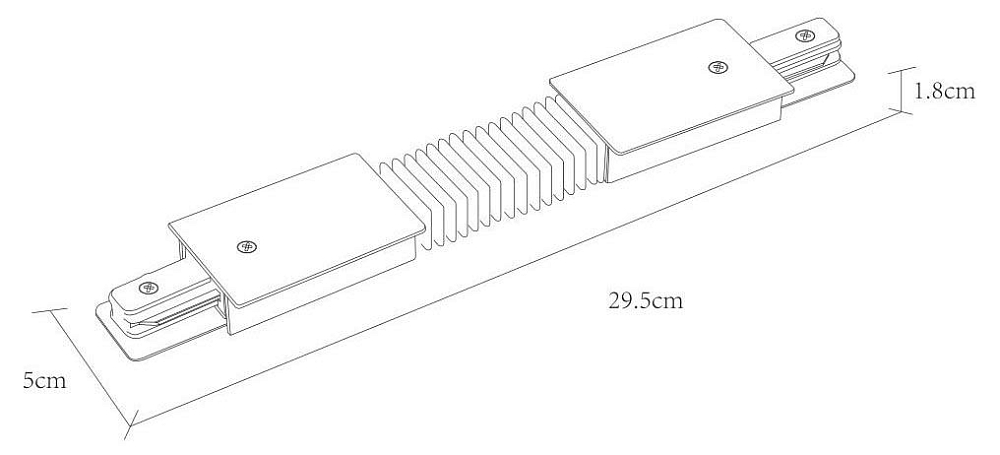 Коннектор гибкий Arte Lamp Track Accessories A150106