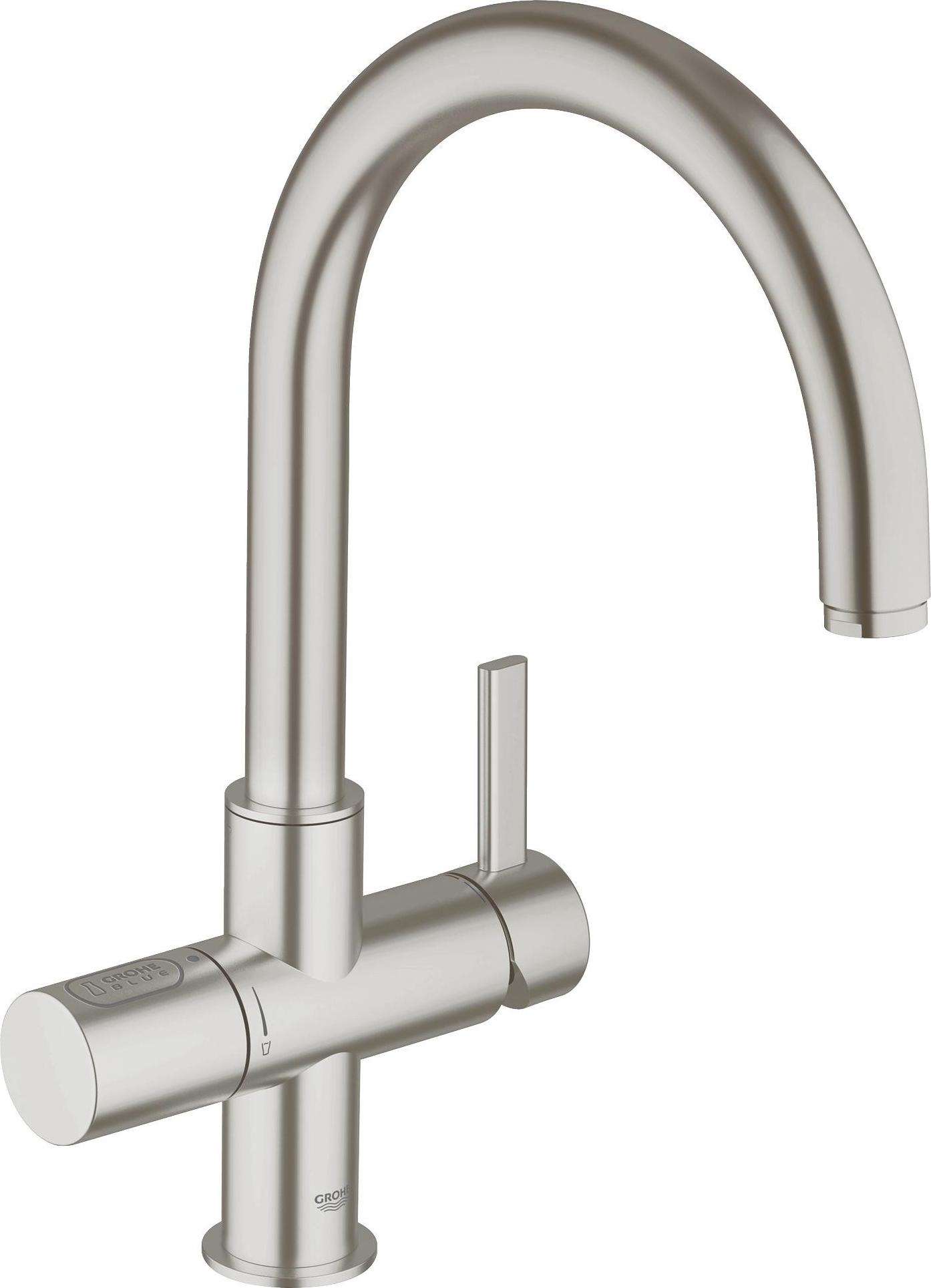 Смеситель для кухонной мойки Grohe Blue 33251DC0 суперсталь