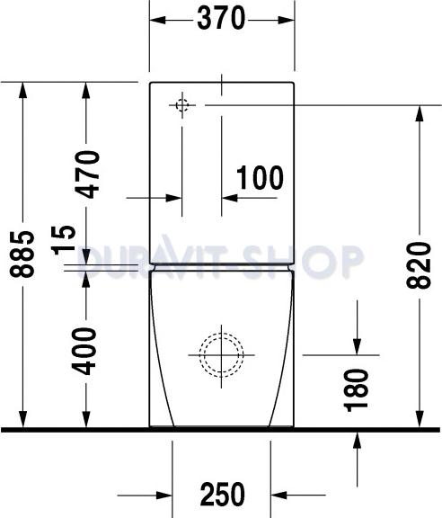 Чаша унитаза Duravit Starck 2 2129090000