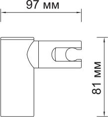 Настенный держатель Wasserkraft A008