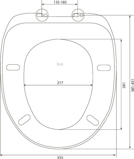 Крышка-сиденье Berges Wasserhaus Lux SO 010603 с микролифтом, белый