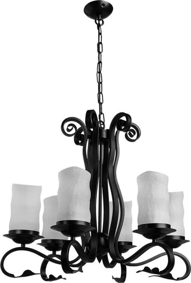 Подвесная люстра Arte Lamp Scroll A7915LM-6BK