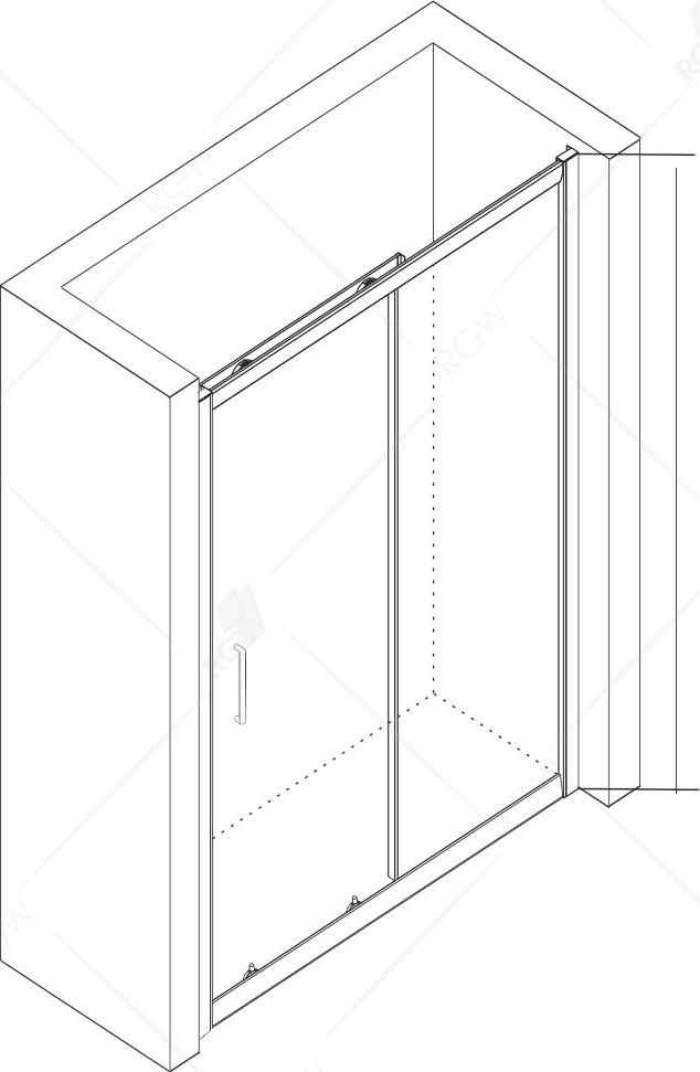 Душевая дверь RGW Classik CL-14 150 см 32091415-11