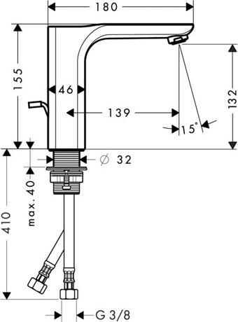 Смеситель для раковины Axor Urquiola 11020000