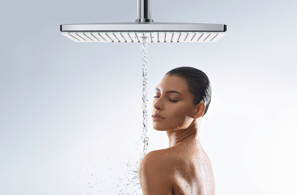 Верхний душ Hansgrohe Rainmaker Select 460 3jet 24007600, чёрный хром