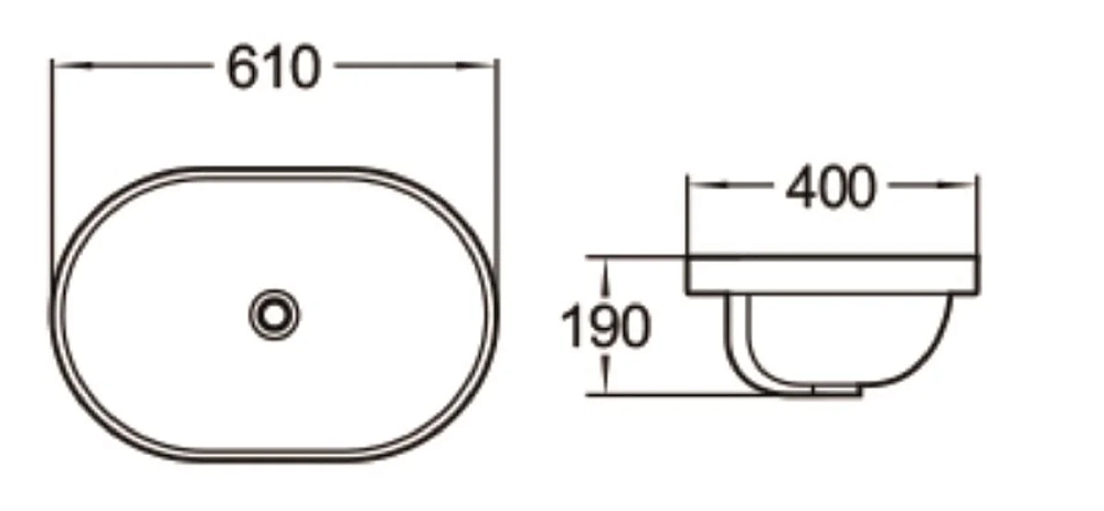 Раковина SantiLine SL-2106 белый