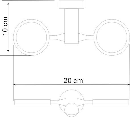 Держатель двойной WasserKRAFT Donau C177, хром