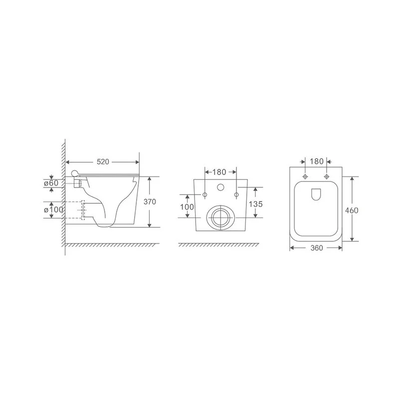 Инсталляция Berges Novum 043401 с безободковым белым унитазом Sigma Rimless, крышка микролифт, клавиша O1 белая