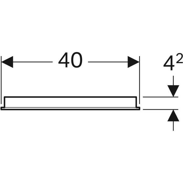 Зеркало 40 см Geberit Option Basic 500.580.00.1