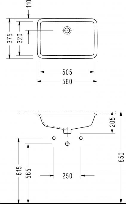 Раковина Serel 0561 49.5 см