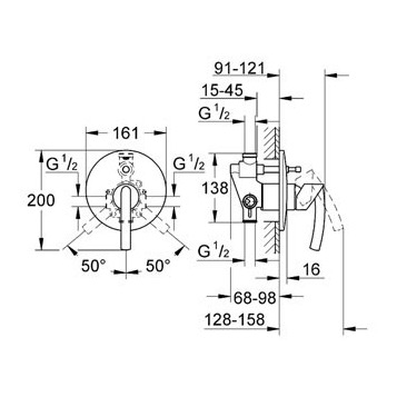 Смеситель для душа Grohe Tenso 19050AV0