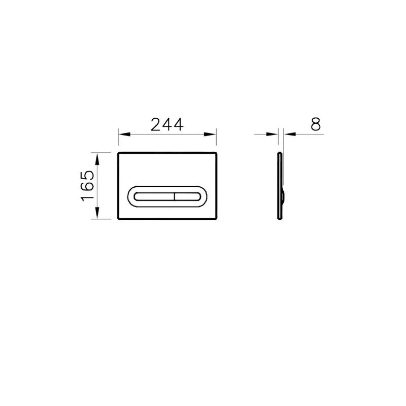 Безободковый унитаз Vitra Allegro 9856B003-7202 с бачком скрытого монтажа, сиденье микролифт, клавиша хром, комплект